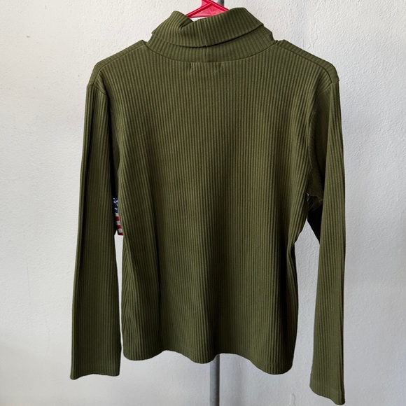 Y2K Express Ribbed Turtleneck Size Large - Picture 3 of 3
